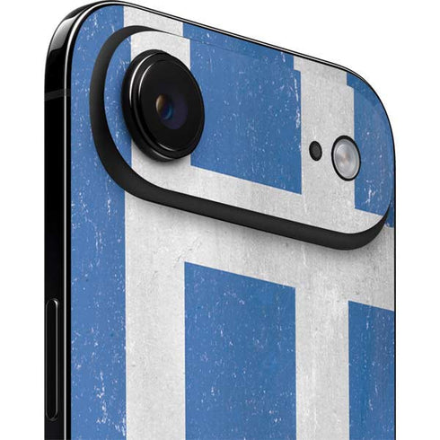 Greece Flag Distressed iPhone 17 Air Skin